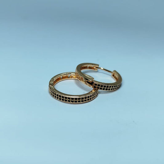 Elegant Gold And Black Baliyan – Where Grace Meets Glamour