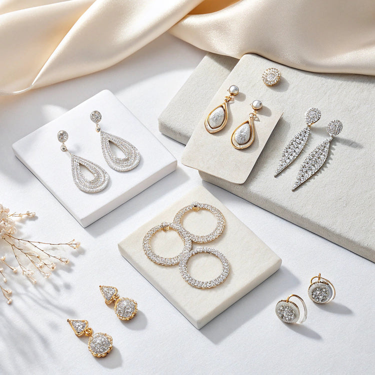 Elegant Sparkle Ladies Earrings Collection
