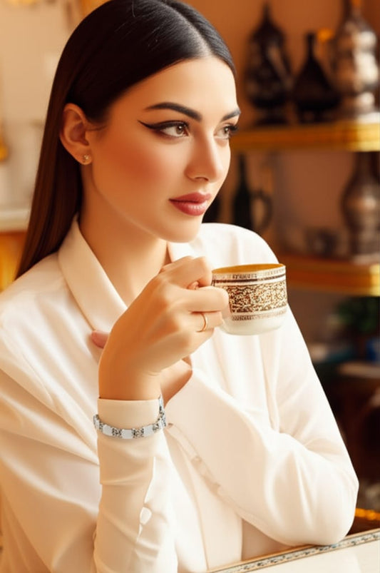 💎 The Stellar Sparkle: Pave Zircon Statement bracelete