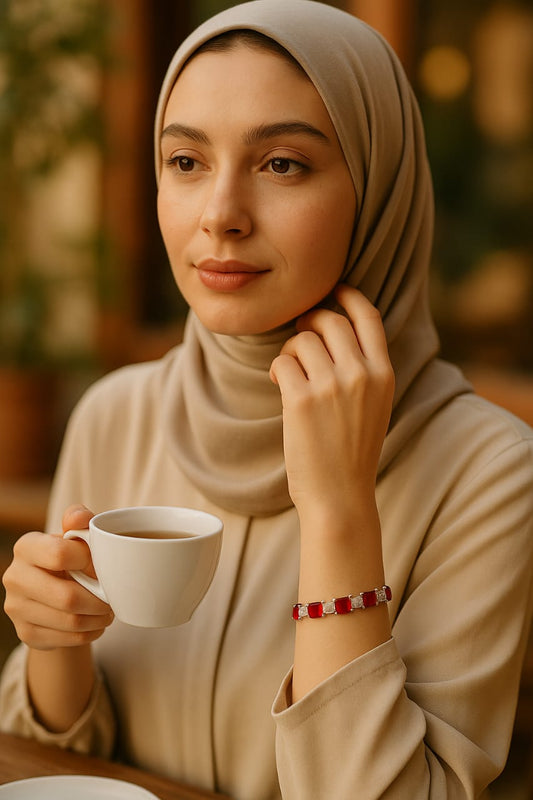 💎 The Stellar Sparkle: Pave Zircon Statement bracelete