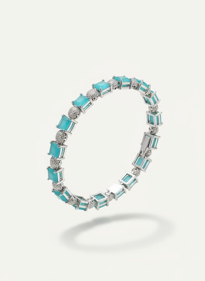 💎 The Stellar Sparkle: Pave Zircon Statement bracelete