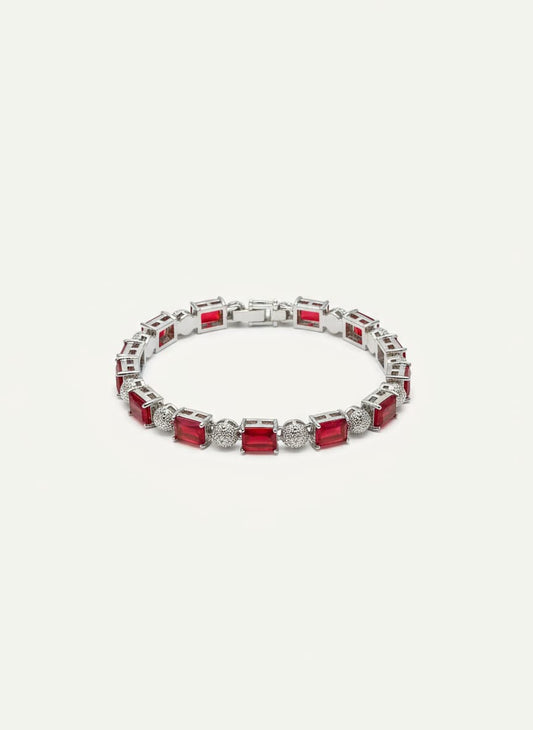 💎 The Stellar Sparkle: Pave Zircon Statement bracelete