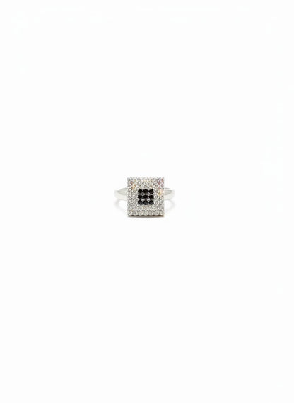 Pavé Square Ring